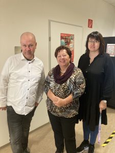 Herr Frauscher (ZIB), Frau Hayden (ZIB Bereichsleitung) und Frau Gnam (ZIB)